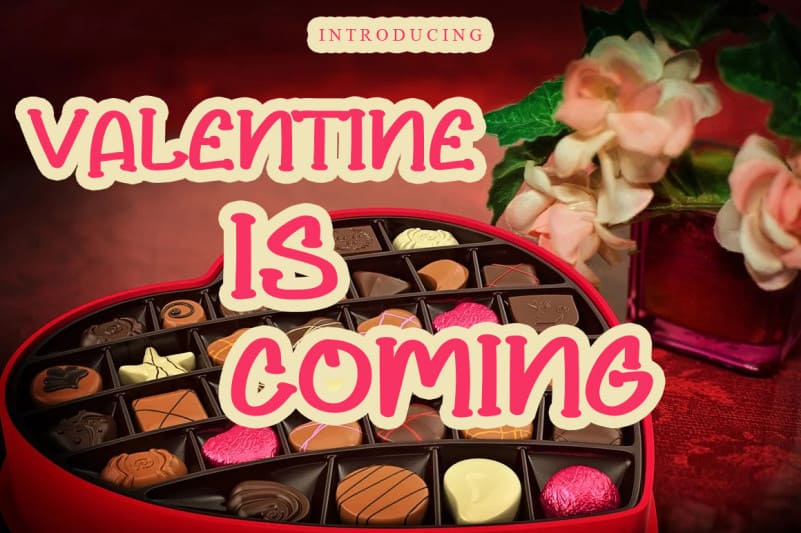 Valentine Is Coming Display Font