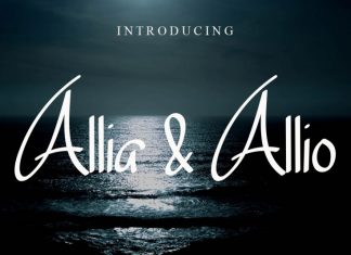 Allia & Allio Font