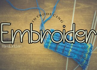 Embroiderr Display Font