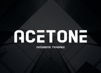 Acetone Display Font