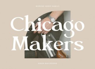 Chicago Makers Serif Font