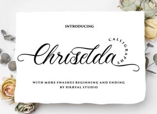 Chriselda Calligraphy Font