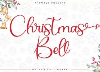 Christmas Bell Calligraphy Font