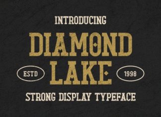 Diamond Lake Display Font