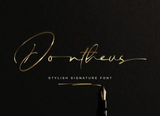 Dontheus Handwritten Font