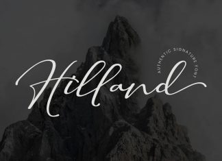 Hilland Script Font