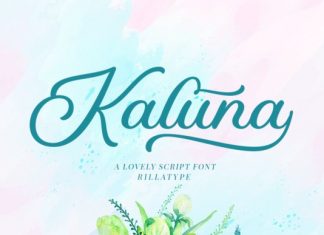 Kaluna Calligraphy Font