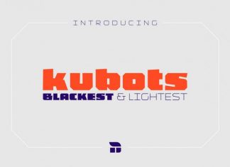 Kubots Display Font