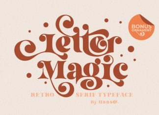 Letter Magic Display Font