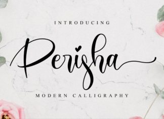 Perisha Calligraphy Font