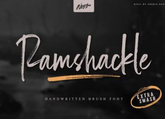 Ramshackle Brush Font