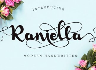 Raniella Calligraphy Font