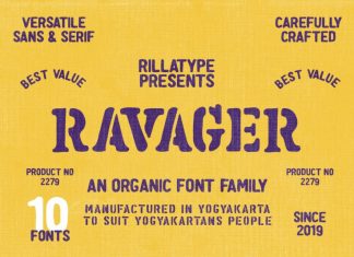 Ravager Display Font