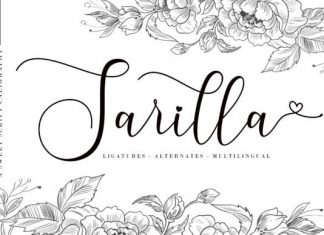 Sarilla Calligraphy Font