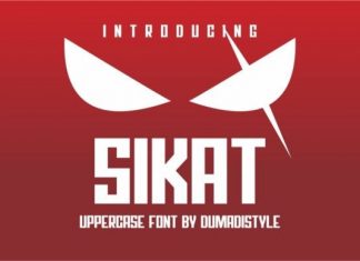 Sikat Display Font