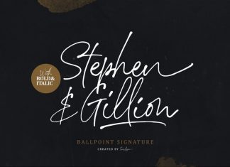 Stephen Gillion Font