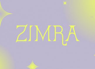 Zimra Display Font