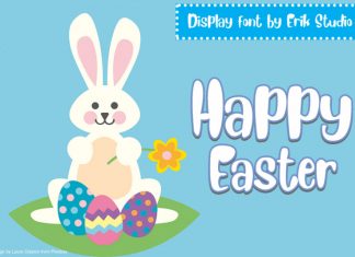 Happy Easter Display Font