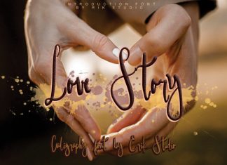 Love Story Script Font