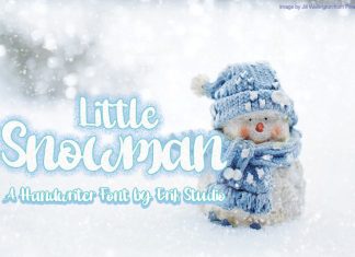 Little Snowman Script Font