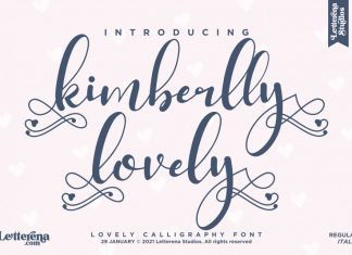 Kimberlly Lovely Calligraphy Font