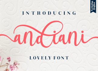 Andiani Script Font