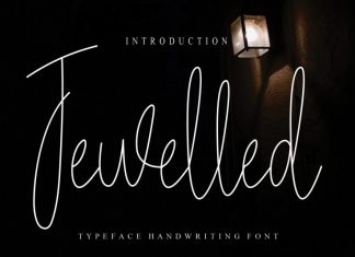 Jewelled Handwritten Font