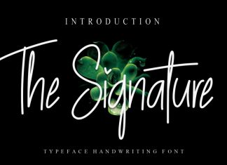 The Signature Handwritten Font