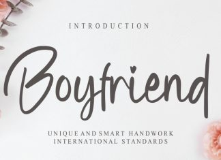 Boyfriend Script Font