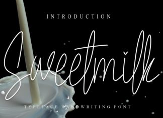 Sweetmilk Handwritten Font