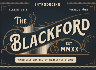 Blackford Display Font
