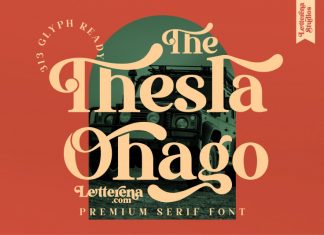 The Thesla Ohago Serif Font