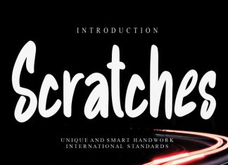 Scratches Display Font