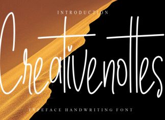 Creativenottes Handwritten Font