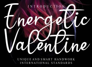 Energetic Valentine Script Font