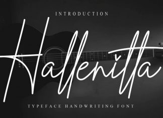 Hallenitta Handwritten Font