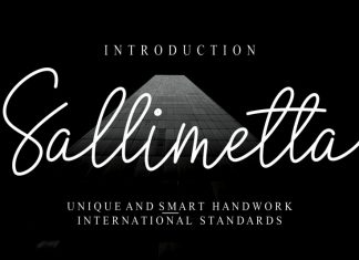 Sallimetta Script Font