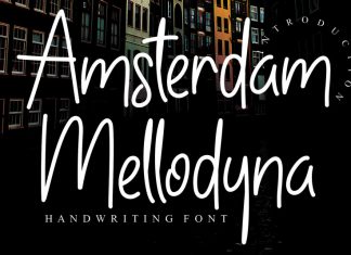 Amsterdam Mellodyna Handwritten Font