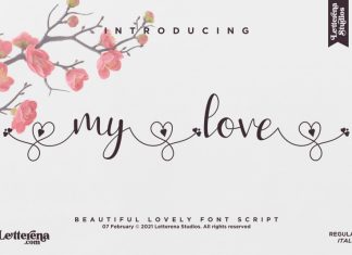 My Love Calligraphy Font
