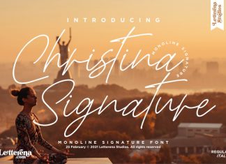 Christina Signature Script Font