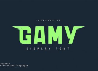 Gamy Sans Serif Font