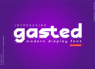 Gasted Display Font