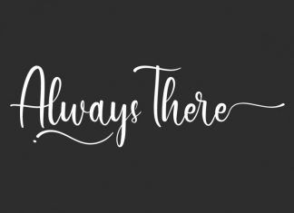 Always There Script Font