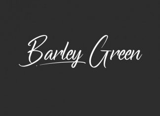 Bartley Green Script Font