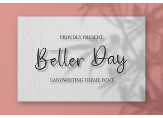 Better Day Script Font