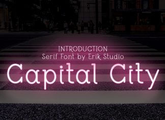 Capital City Display Font