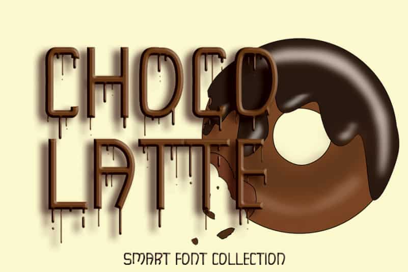 Chocolatte Display Font