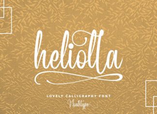 Heliolla Calligraphy Font