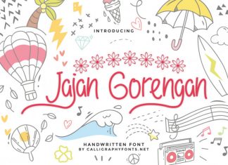 Jajan Gorengan Handwriting Font