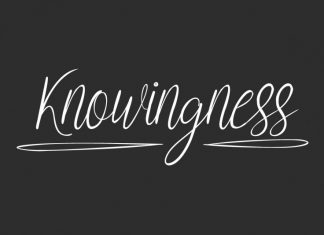 Knowingness Handwriting Font
